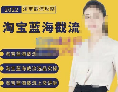 2022淘宝蓝海截流攻略，淘宝蓝海截流选品上货实操讲解-瑞创网