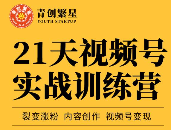 张萌21天视频号实战训练营，裂变涨粉、内容创作、视频号变现 价值298元-瑞创网