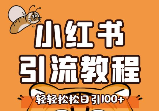 小红书运营引流全系列课程，每天引流100精准粉-瑞创网