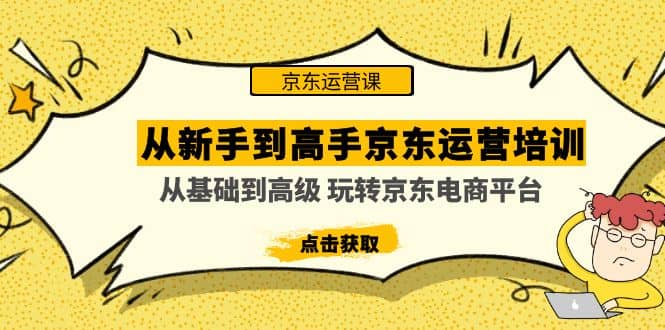 从新手到高手京东运营培训：从基础到高级 玩转京东电商平台(无水印)-瑞创网