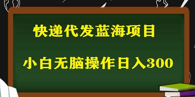 2023最新蓝海快递代发项目，小白零成本照抄-瑞创网