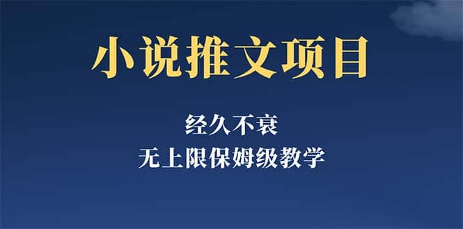 经久不衰的小说推文项目，单号月5-8k，保姆级教程，纯小白都能操作-瑞创网