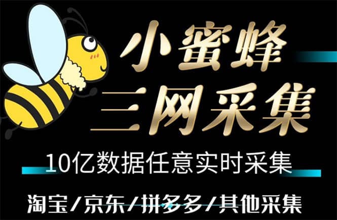 小蜜蜂三网采集，全新采集客源京东拼多多淘宝客户一键导出-瑞创网