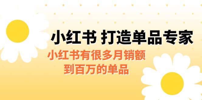 某公众号付费文章《小红书 打造单品专家》小红书有很多月销额到百万的单品-瑞创网