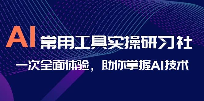 AI-常用工具实操研习社，一次全面体验，助你掌握AI技术-瑞创网