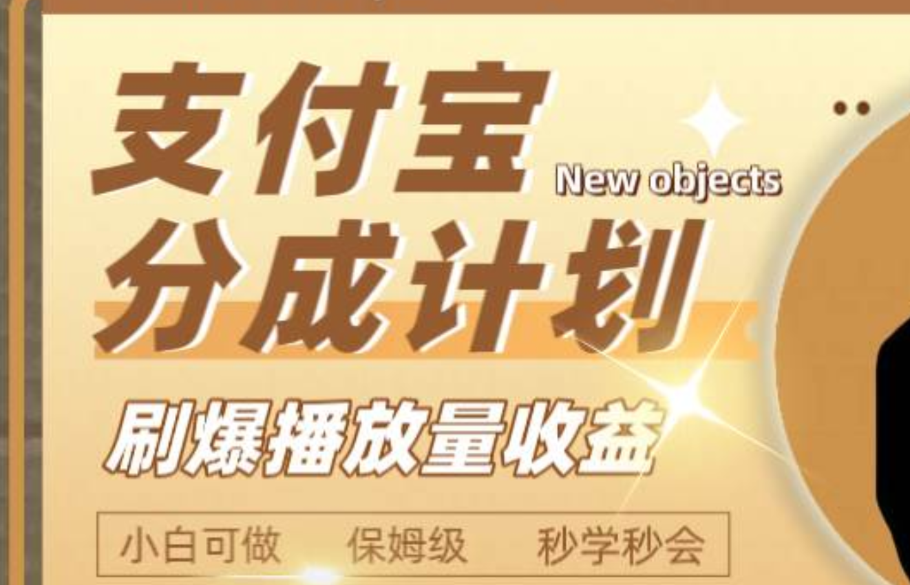 日入2000 的支付宝分成计划，刷爆播放量收益-瑞创网